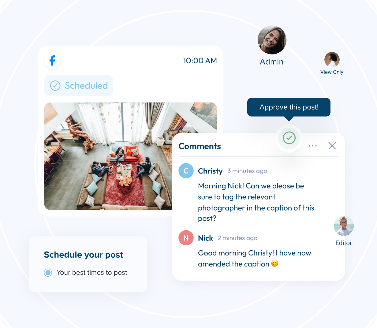 your-post-your-schedule