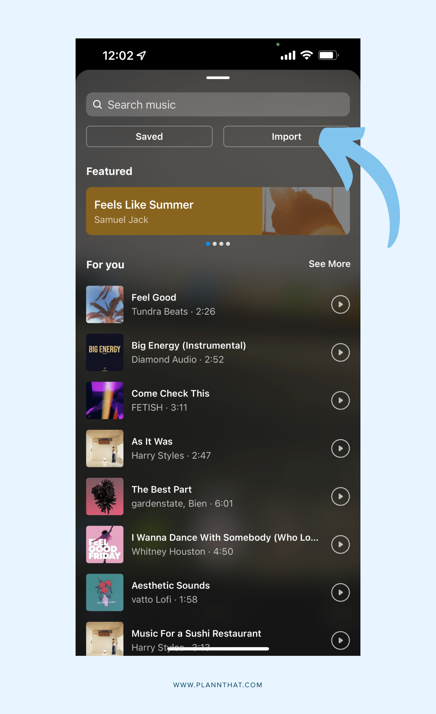 Audio to Instagram Reels Audio to Instagram Reels