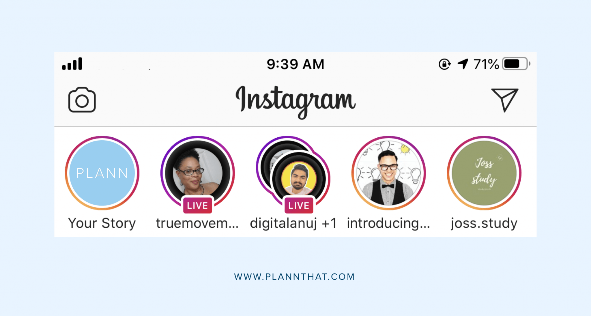 Instagram Live Story Feed Instagram Live Story Feed