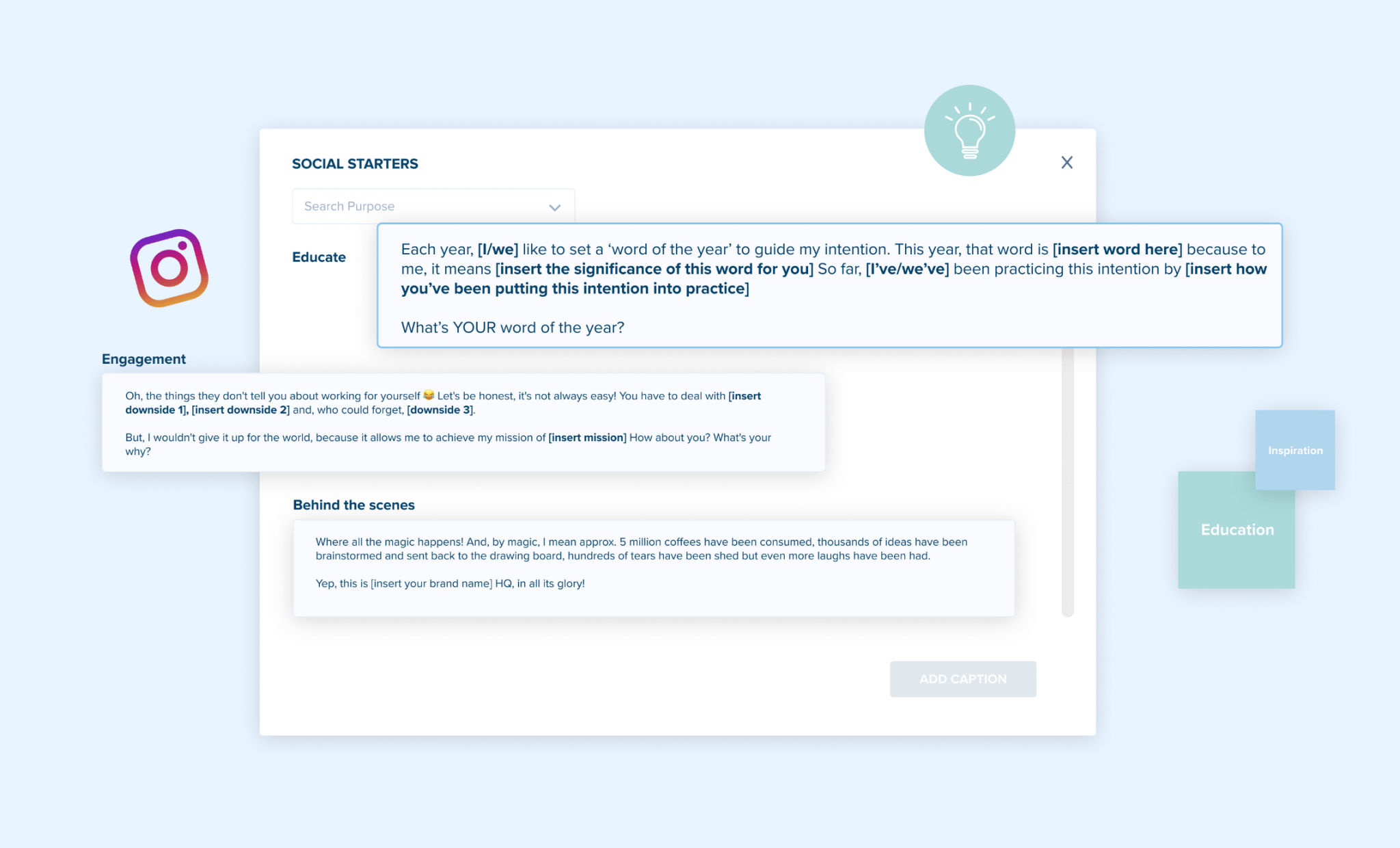 Social Starters Examples Social Starters Examples